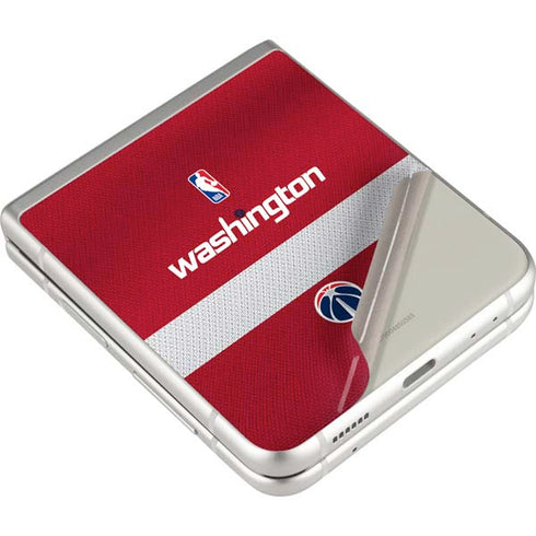 NBA Washington Wizards Jersey Galaxy Z Flip3 5G Skin